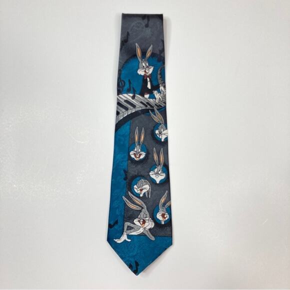 Looney Tunes Bugs Bunny Piano Necktie - Picture 2 of 5